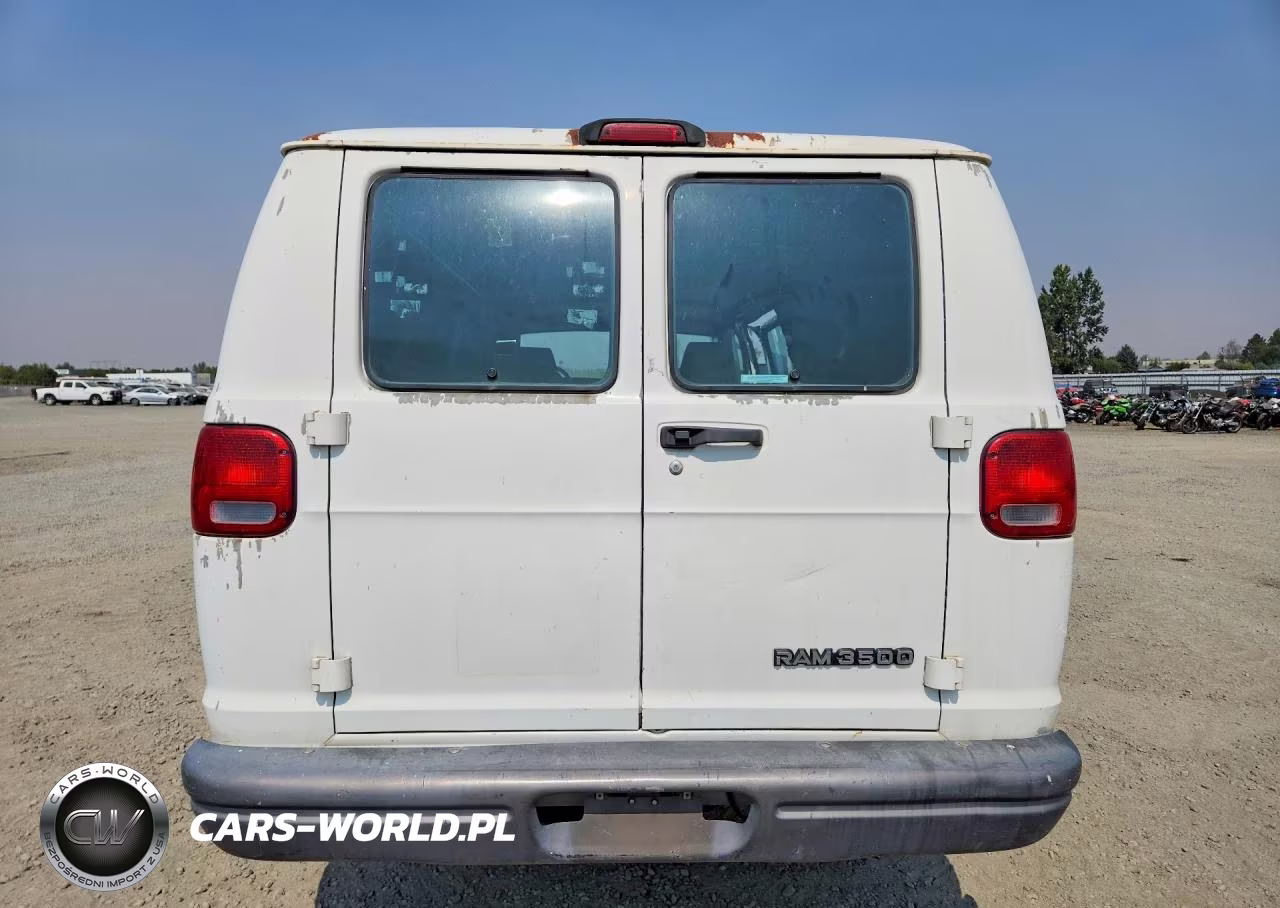 2000 Dodge Ram Wagon Delivery Van VIN:2B7LB31Z21K538799 - 6