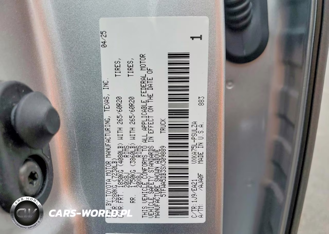 2025 Toyota Tundra Limited VIN:5TFWA5DB3SX309889 - 13