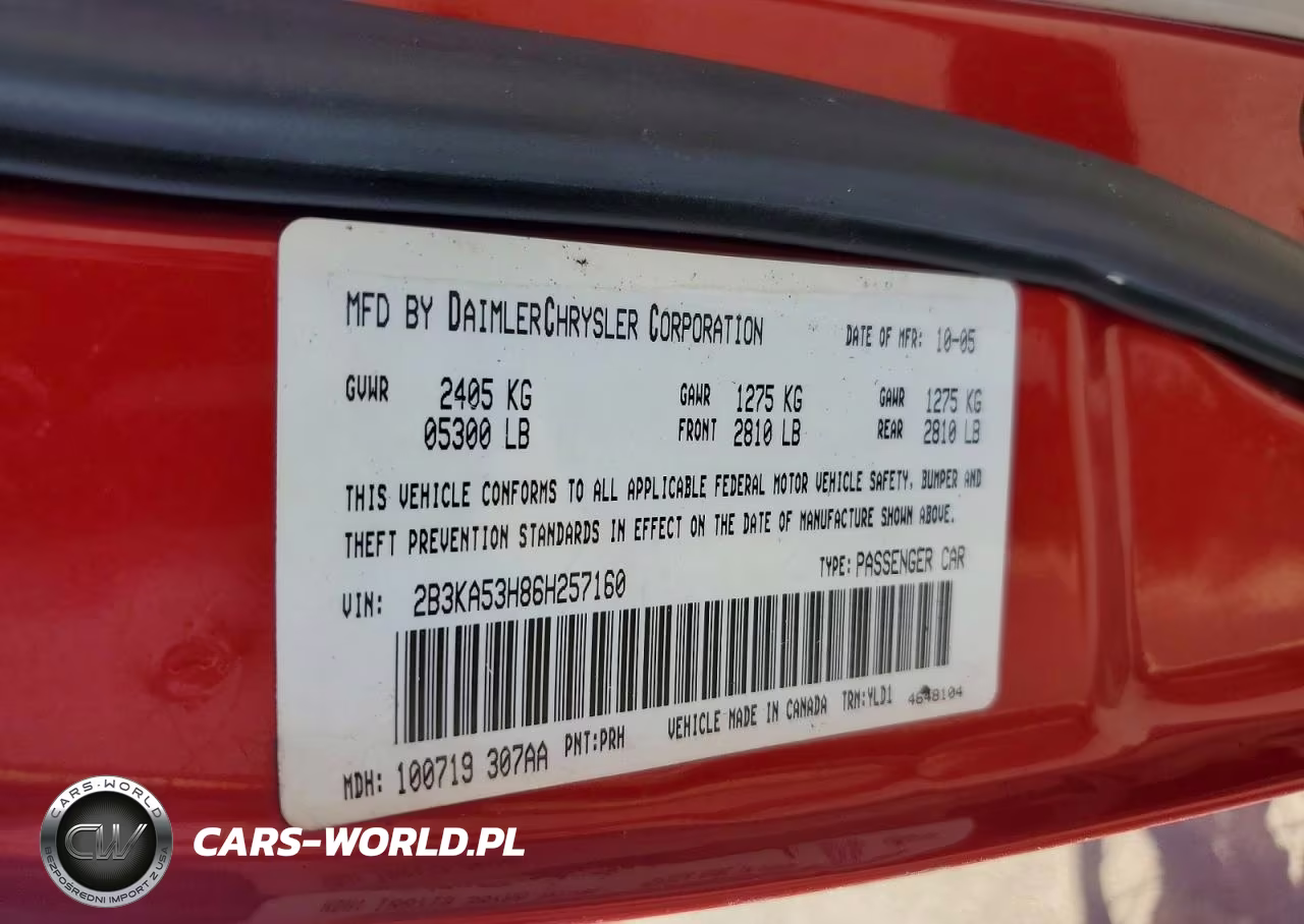 2006 Dodge Charger R-T VIN:2B3KA53H86H257160 - 12