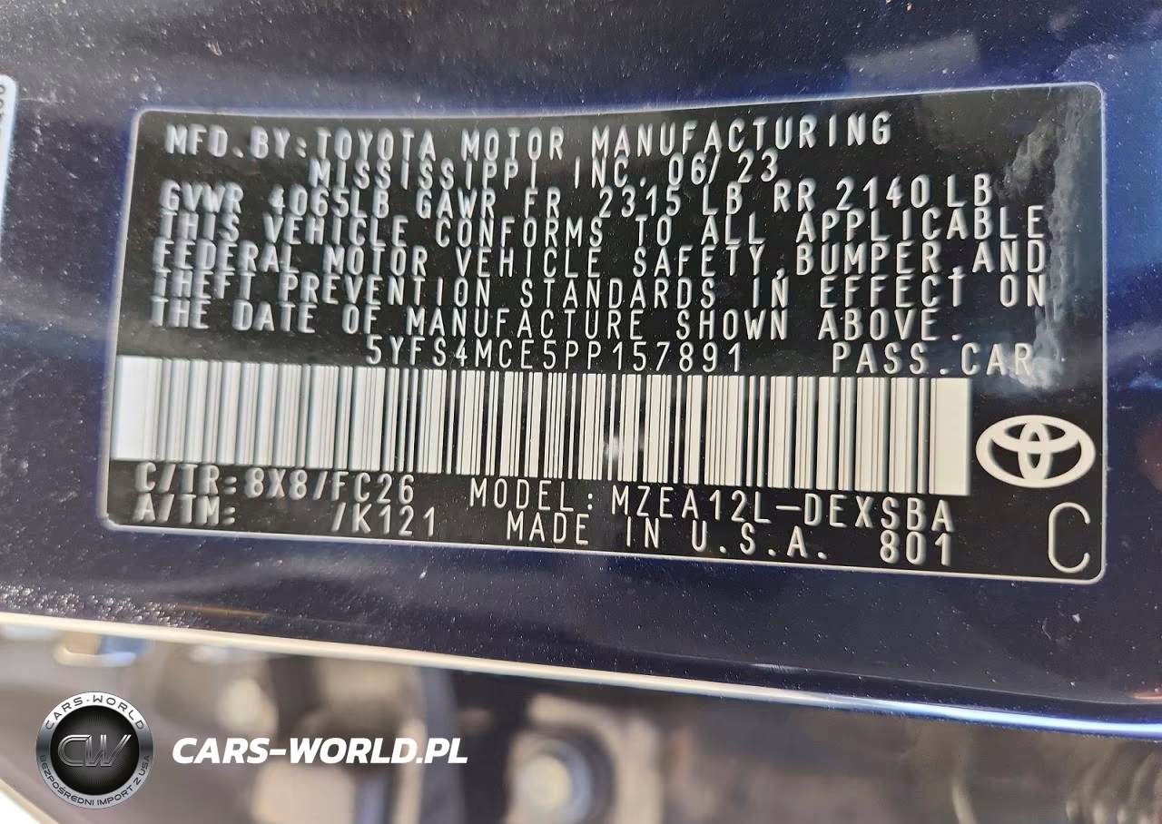 2023 Toyota Corolla Se VIN:5YFS4MCE5PP157891 - 12