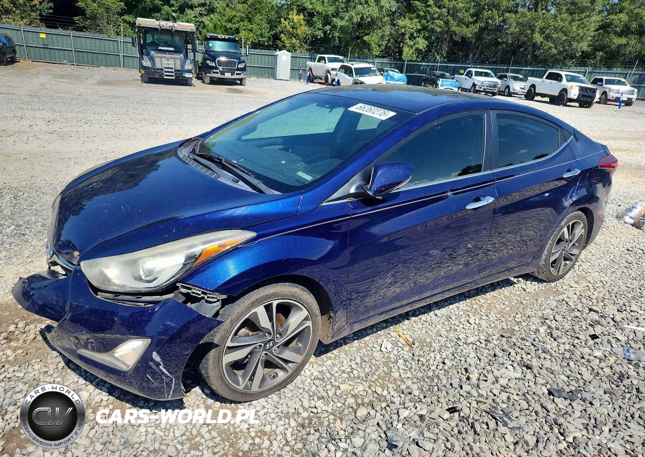 2014 Hyundai Elantra Limited VIN:5NPDH4AE1EH478563 - 1
