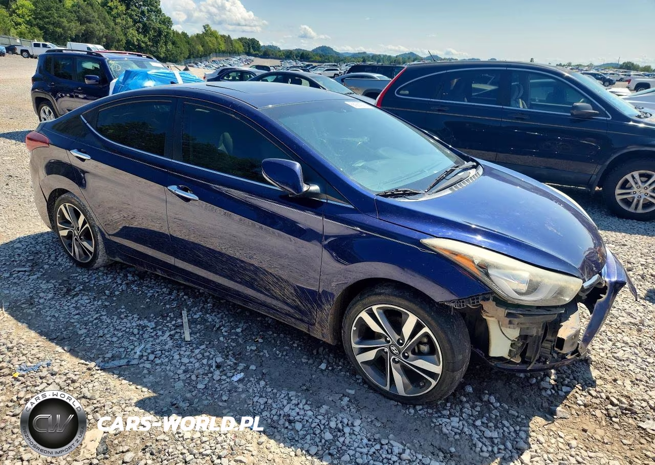 2014 Hyundai Elantra Limited VIN:5NPDH4AE1EH478563 - 4