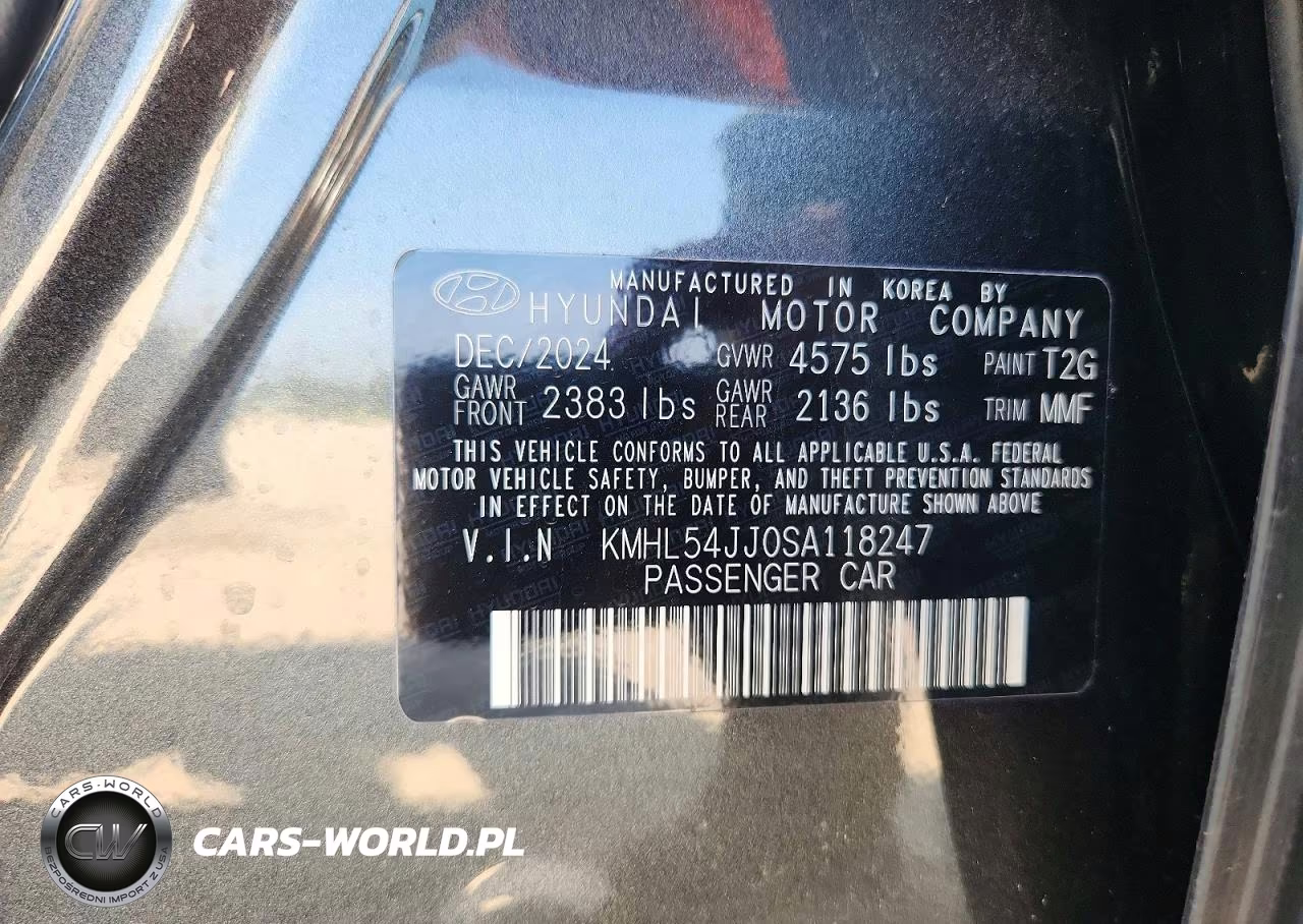 2025 Hyundai Sonata Hybrid Limited VIN:KMHL54JJ0SA118247 - 13