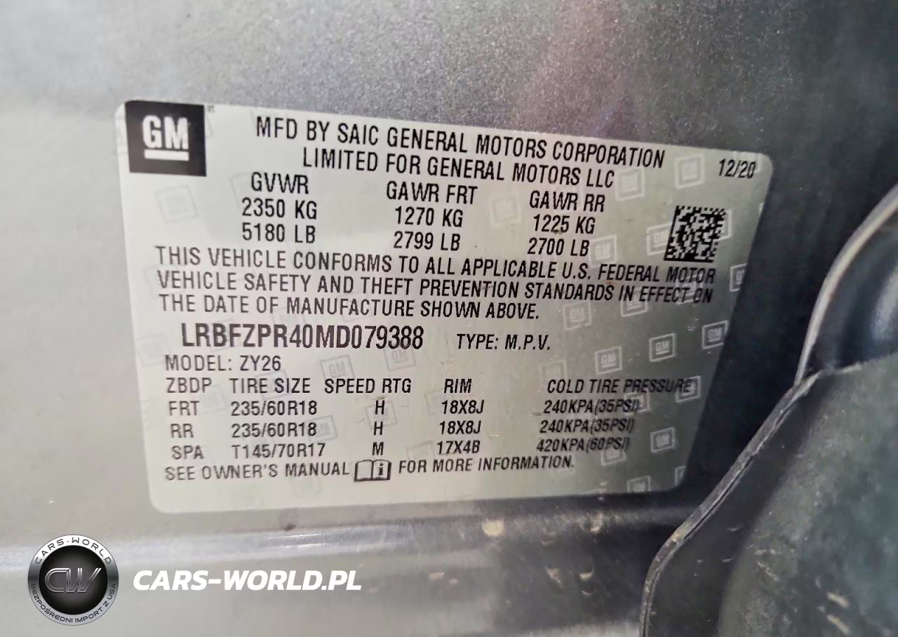 2021 Buick Envision Essence VIN:LRBFZPR40MD079388 - 12