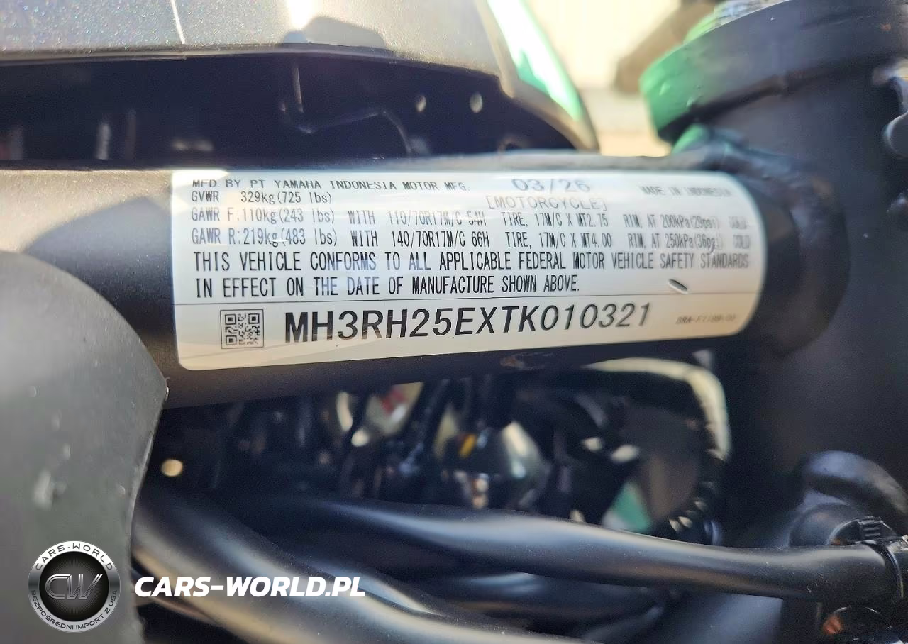 2026 Yamaha Yfz320 A VIN:MH3RH25EXTK010321 - 9