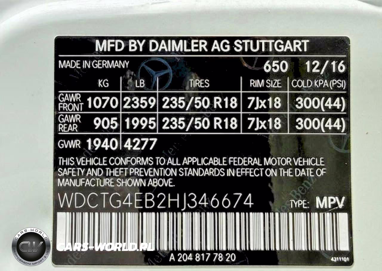 2017 Mercedes-Benz Gla 250 VIN:WDCTG4EB2HJ346674 - 15