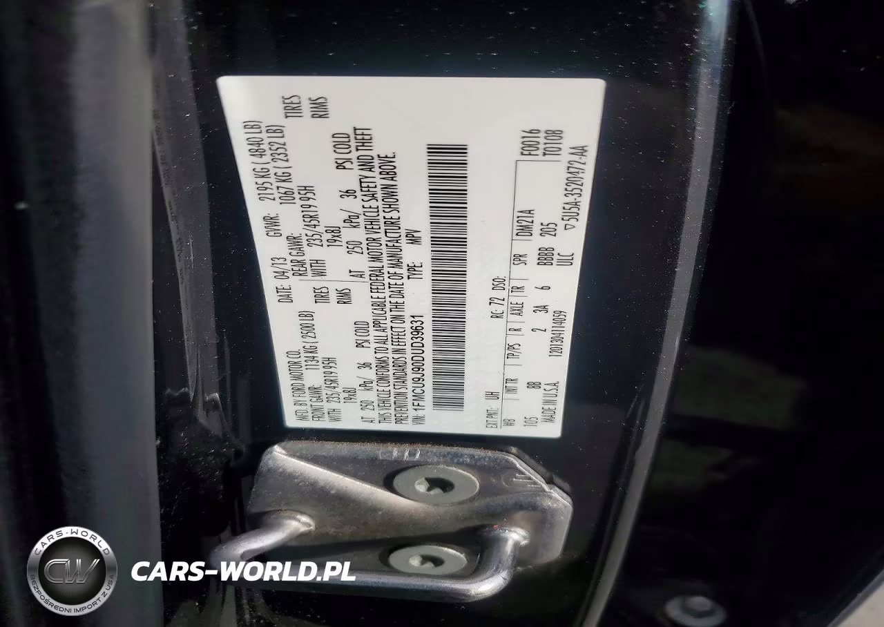 2013 Ford Escape Titanium VIN:1FMCU9J90DUD39631 - 13