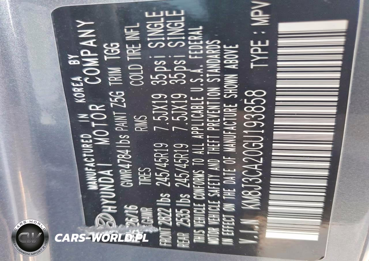 2016 Hyundai Tucson Sport VIN:KM8J3CA20GU193858 - 12