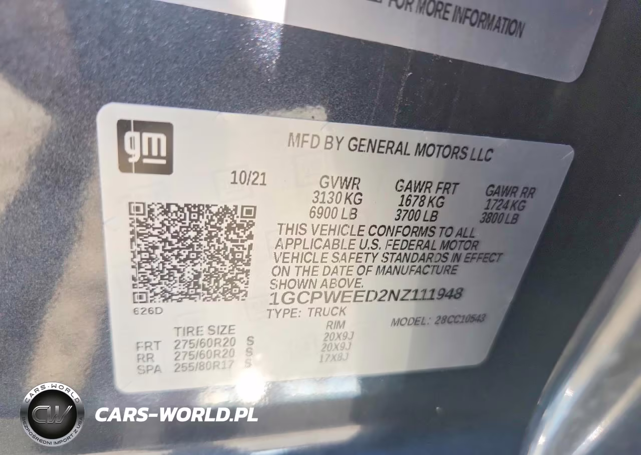 2022 Chevrolet Silverado Ltd C1500 Ltz VIN:1GCPWEED2NZ111948 - 13