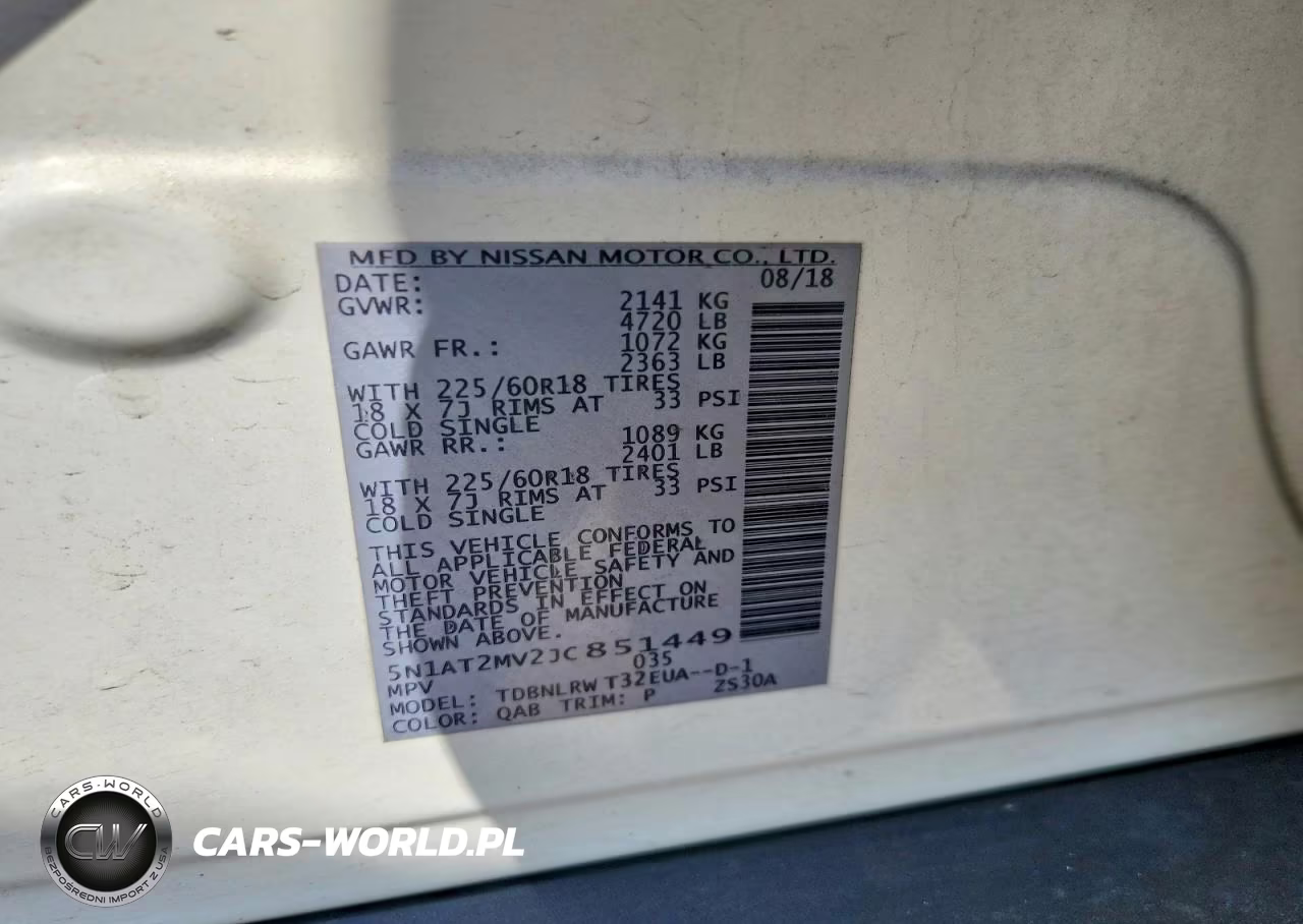 2018 Nissan Rogue Sl VIN:5N1AT2MV2JC851449 - 12