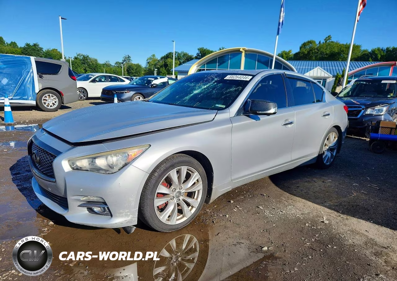 2014 Infiniti Q50 Hybrid Premium VIN:JN1AV7AR7EM701911 - 1