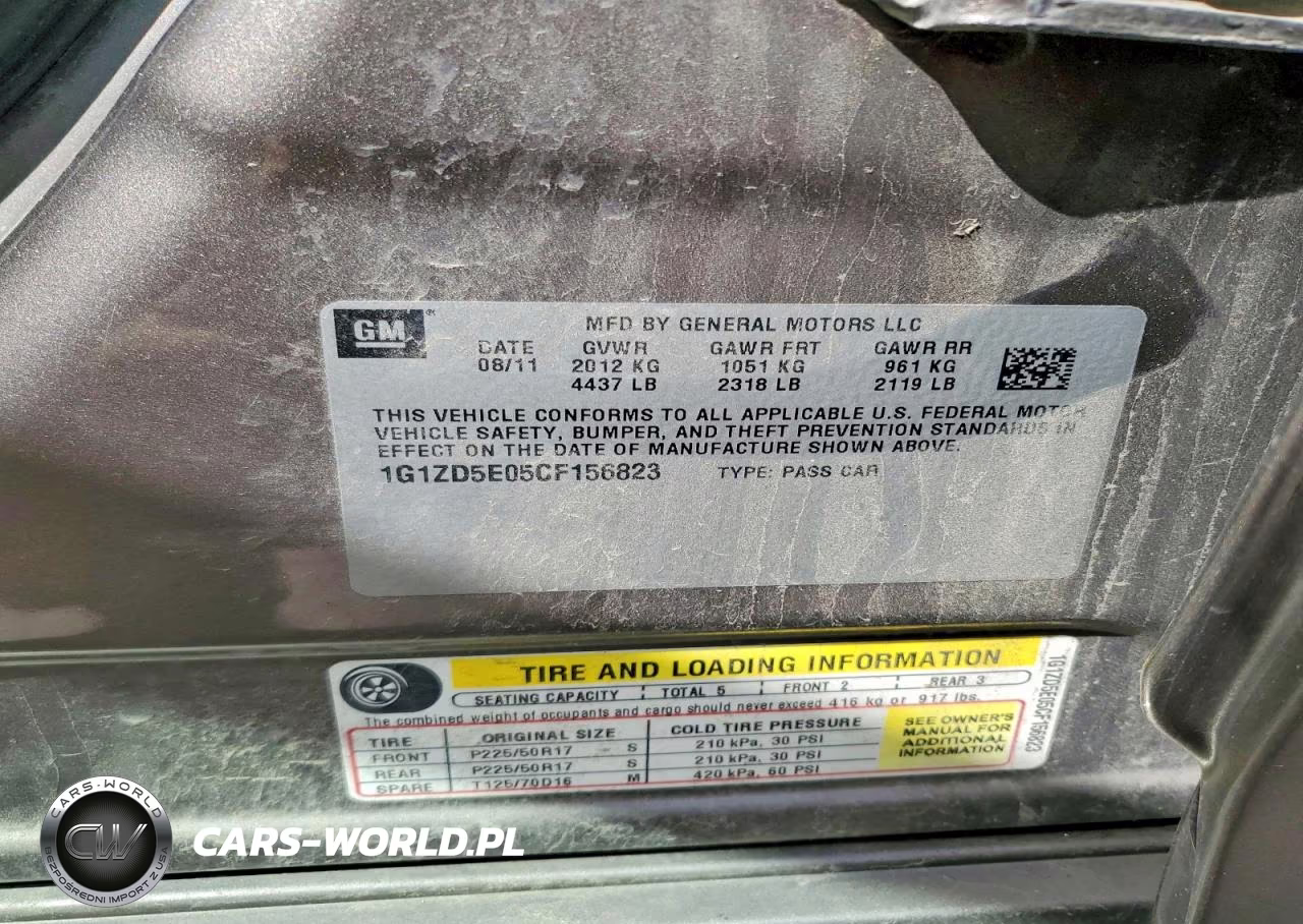 2012 Chevrolet Malibu 2Lt VIN:1G1ZD5E05CF156823 - 13