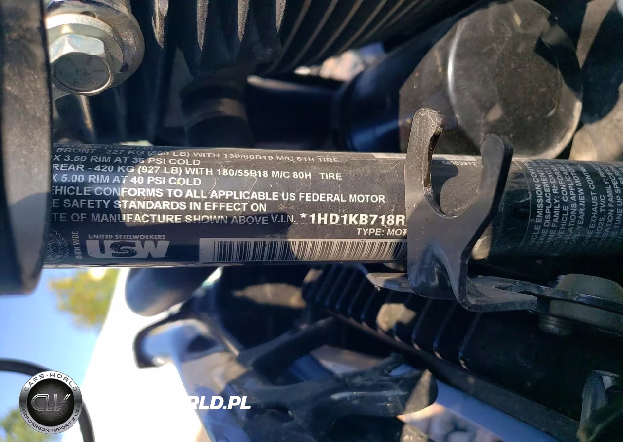 2024 Harley-Davidson Flhx VIN:1HD1KB718RB635251 - 9