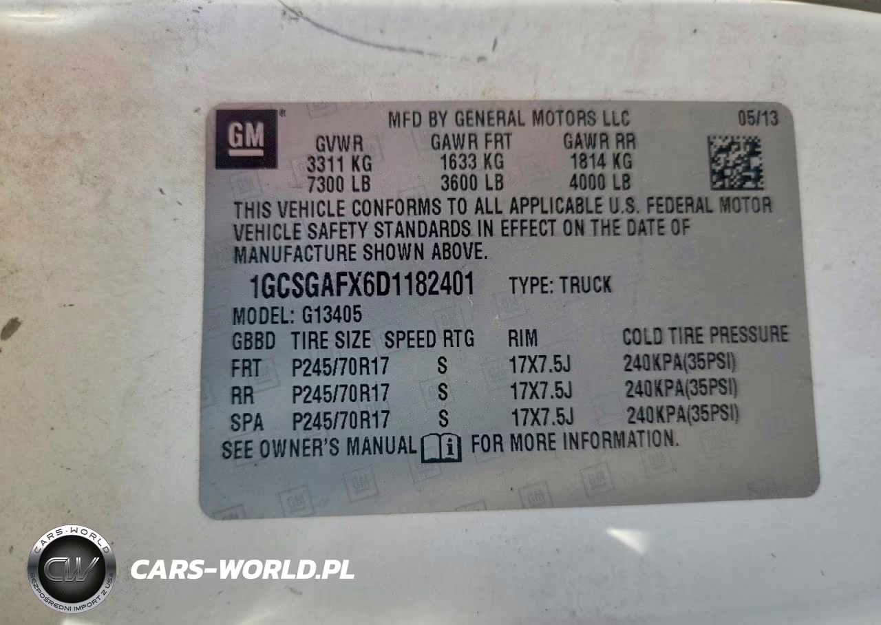 2013 Chevrolet Express G1500 VIN:1GCSGAFX6D1182401 - 13