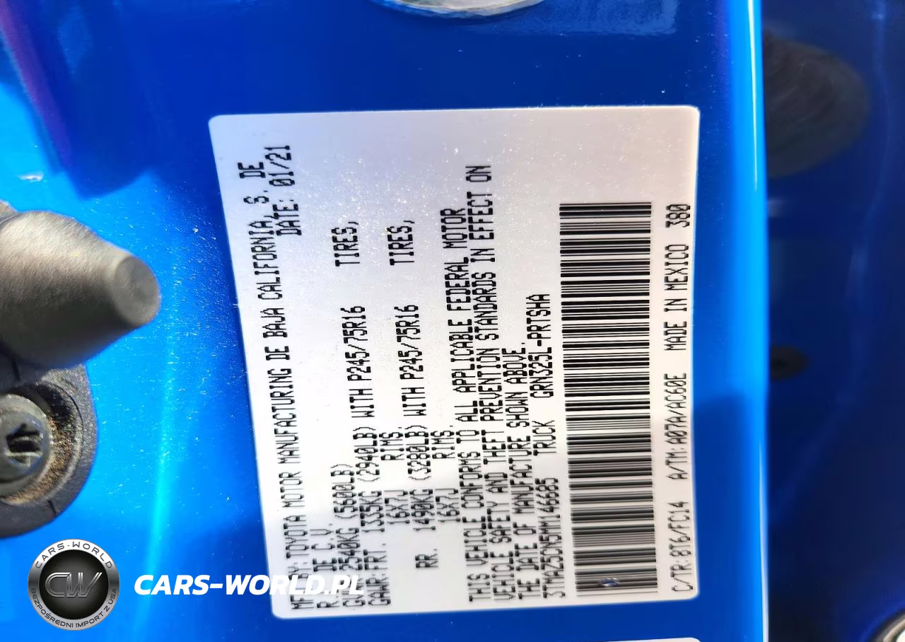 2021 Toyota Tacoma Sr5 V6 VIN:3TMAZ5CN5MM146685 - 13