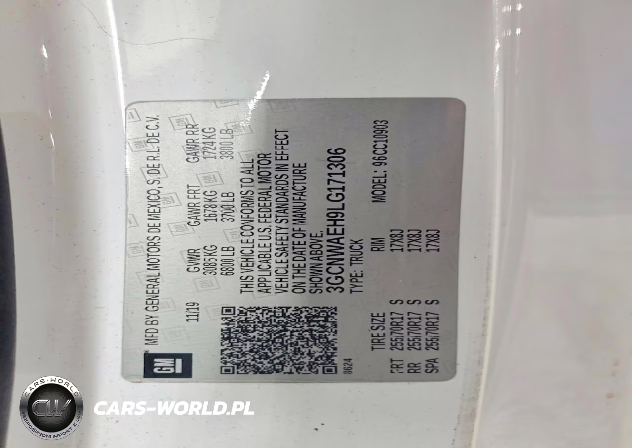 2020 Chevrolet Silverado C1500 VIN:3GCNWAEH9LG171306 - 12