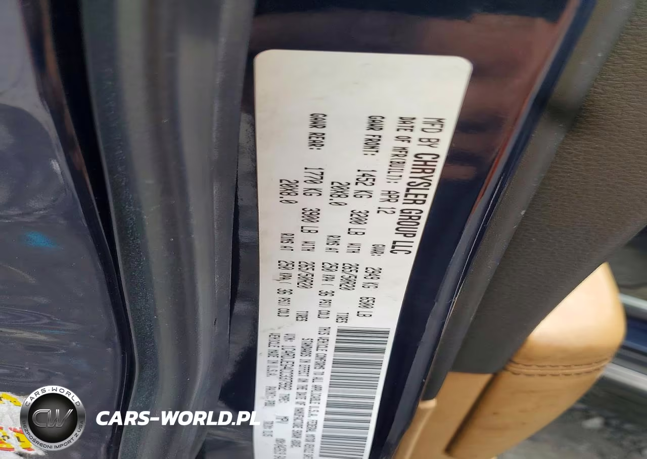 2012 Dodge Durango Citadel VIN:1C4RDJEG4CC337992 - 13