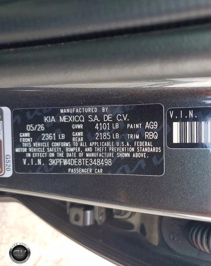 2026 Kia K4 Gt Line VIN:3KPFW4DE8TE348498 - 12