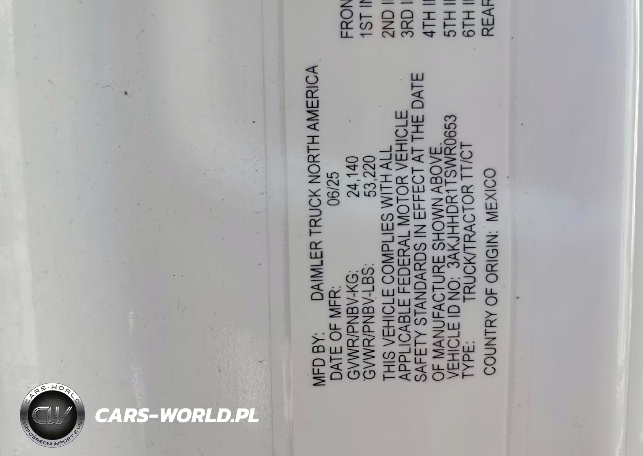 2026 Freightliner Cascadia 126 Semi Truck VIN:3AKJHHDR1TSWR0653 - 13