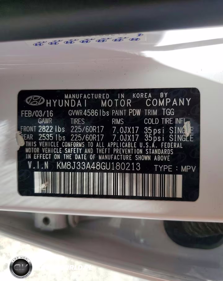 2016 Hyundai Tucson Se VIN:KM8J33A48GU180213 - 12