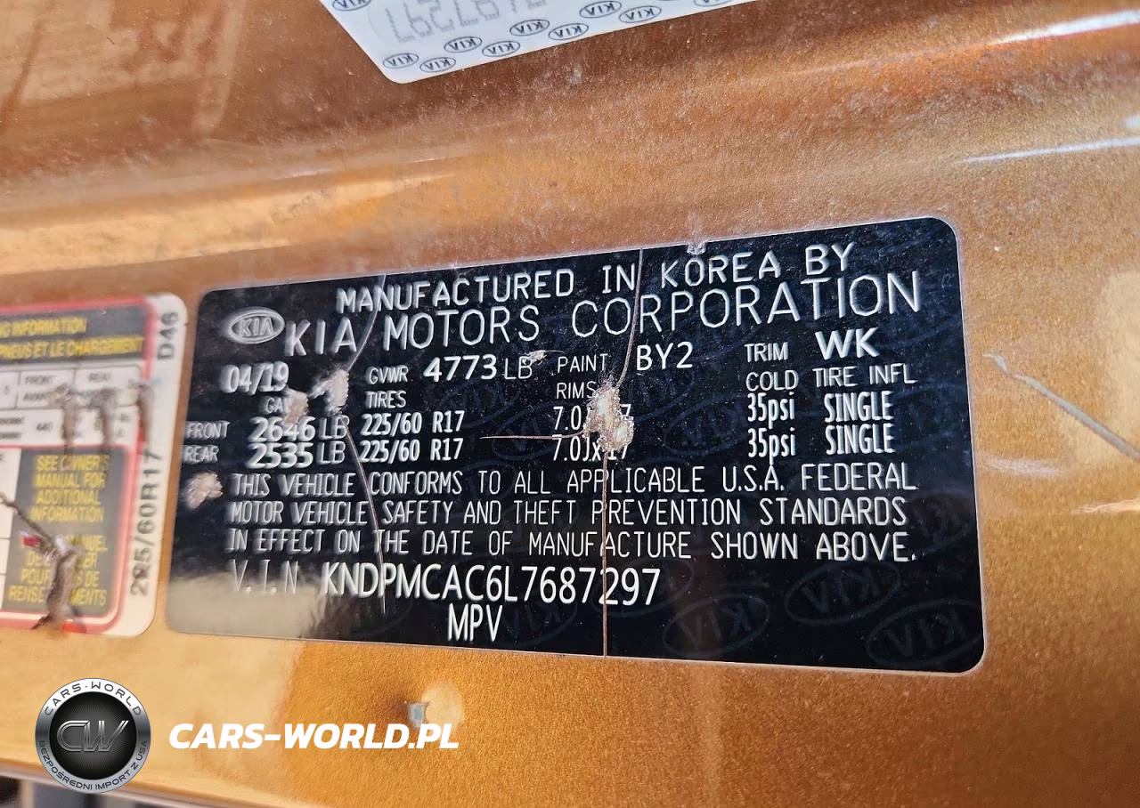 2020 Kia Sportage Lx VIN:KNDPMCAC6L7687297 - 13