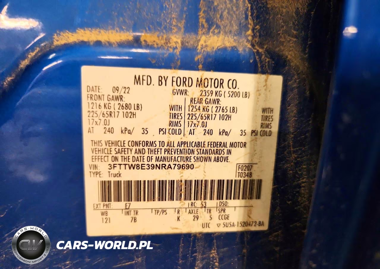 2022 Ford Maverick Xl VIN:3FTTW8E39NRA79690 - 12