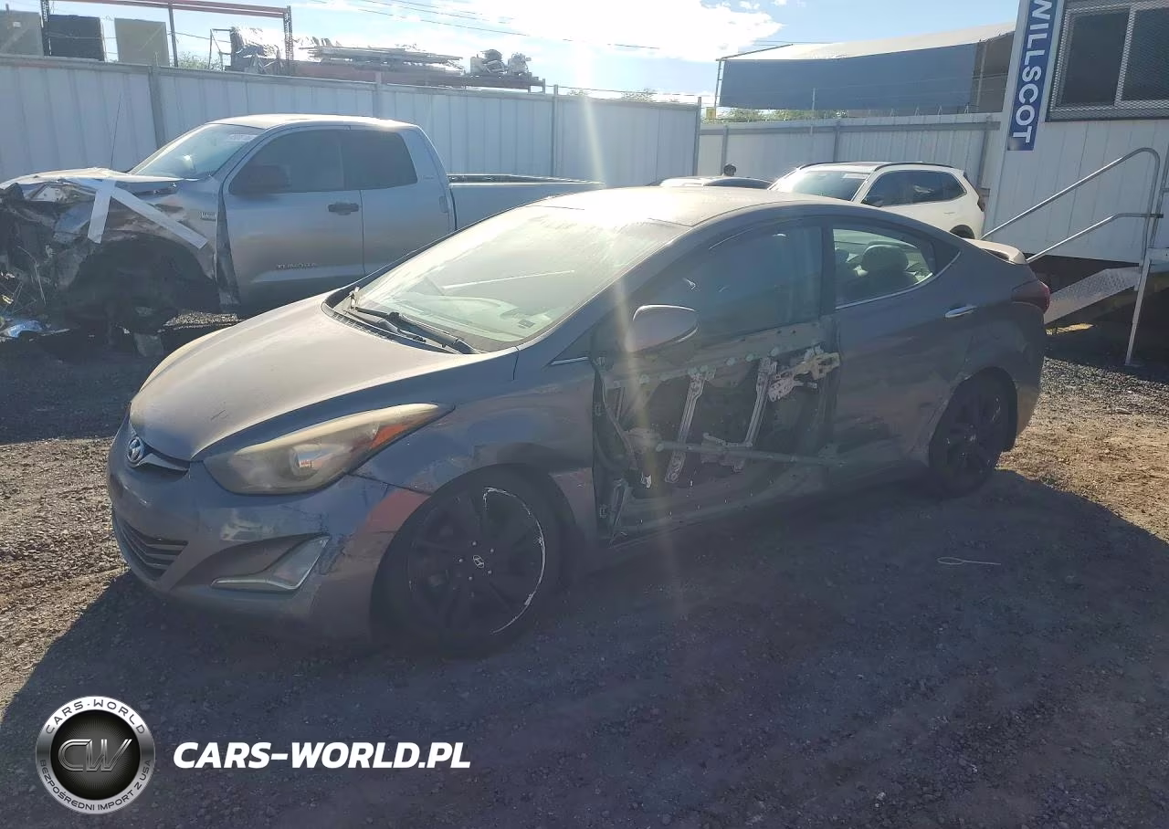2014 Hyundai Elantra Limited VIN:5NPDH4AE3EH481206 - 1