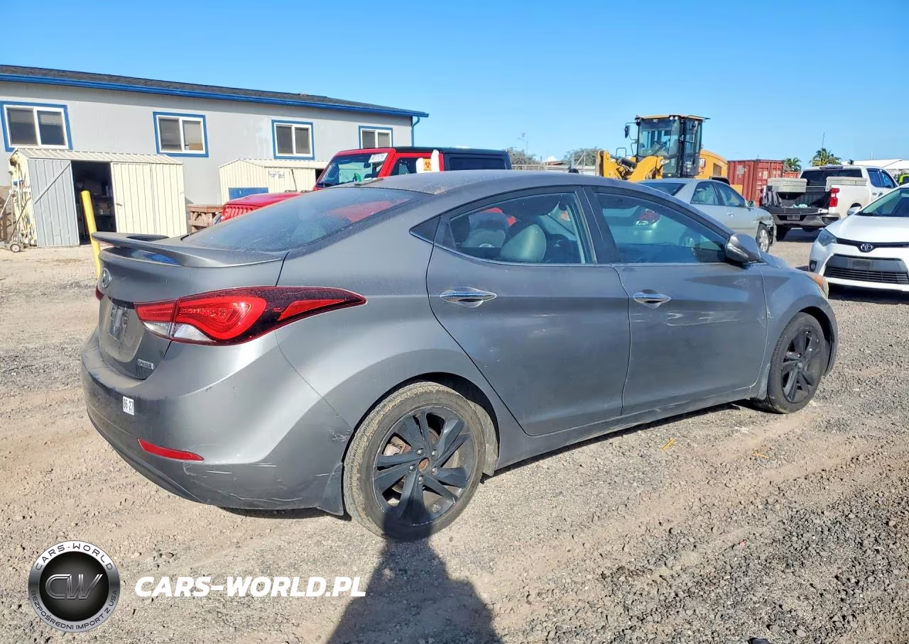 2014 Hyundai Elantra Limited VIN:5NPDH4AE3EH481206 - 3