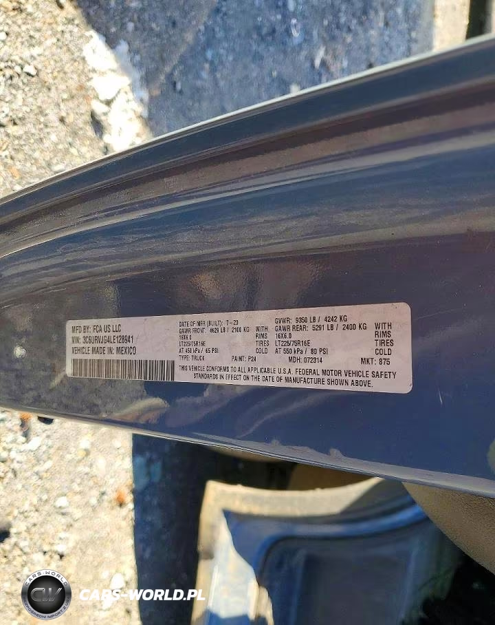 2020 Ram Promaster 3500 Delivery Van VIN:3C6URVJG4LE128941 - 12