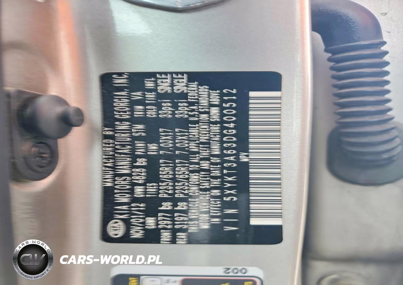 2013 Kia Sorento Lx VIN:5XYKT3A63DG400512 - 12