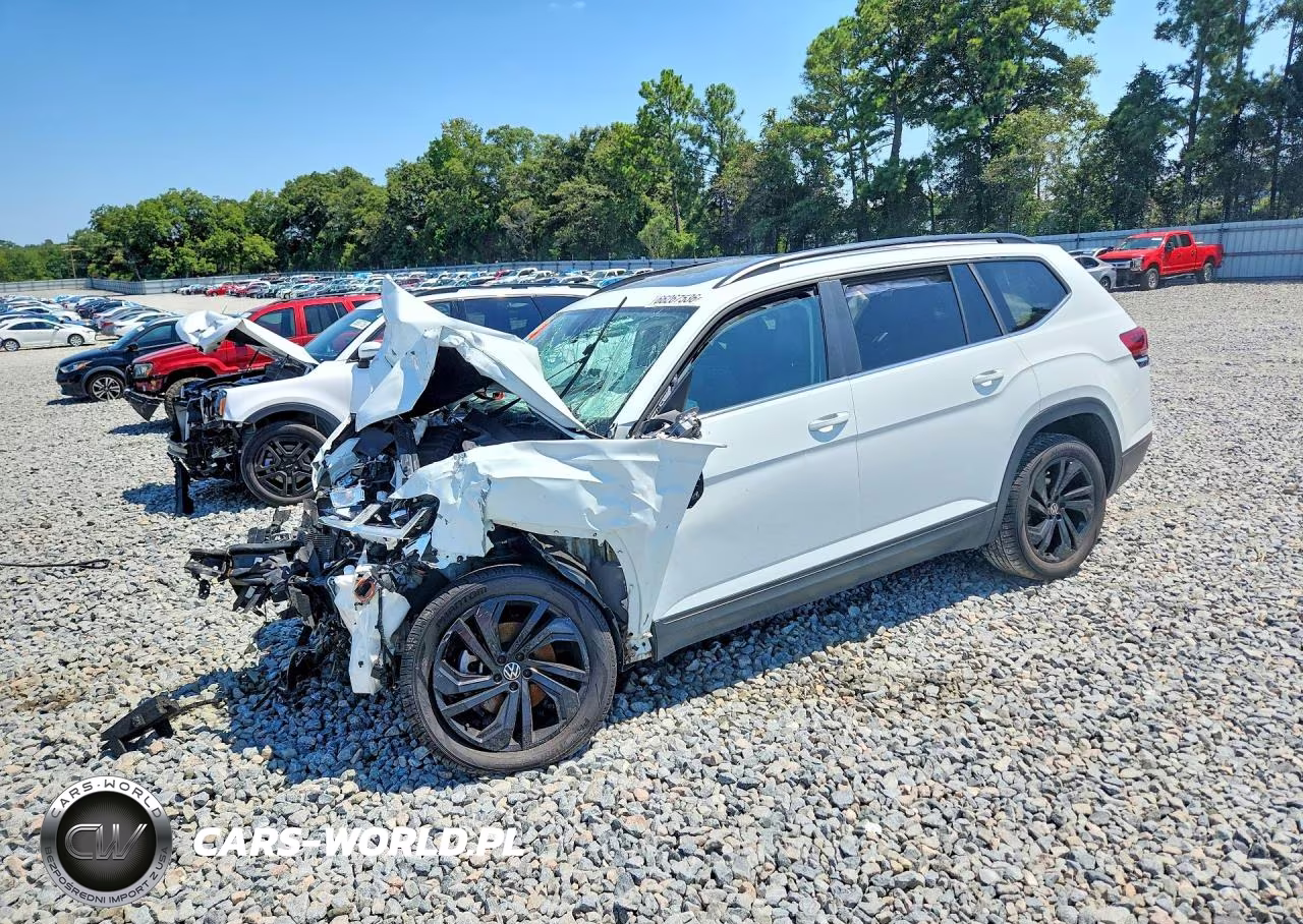 2022 Volkswagen Atlas Se VIN:1V2JR2CA5NC510052 - 1