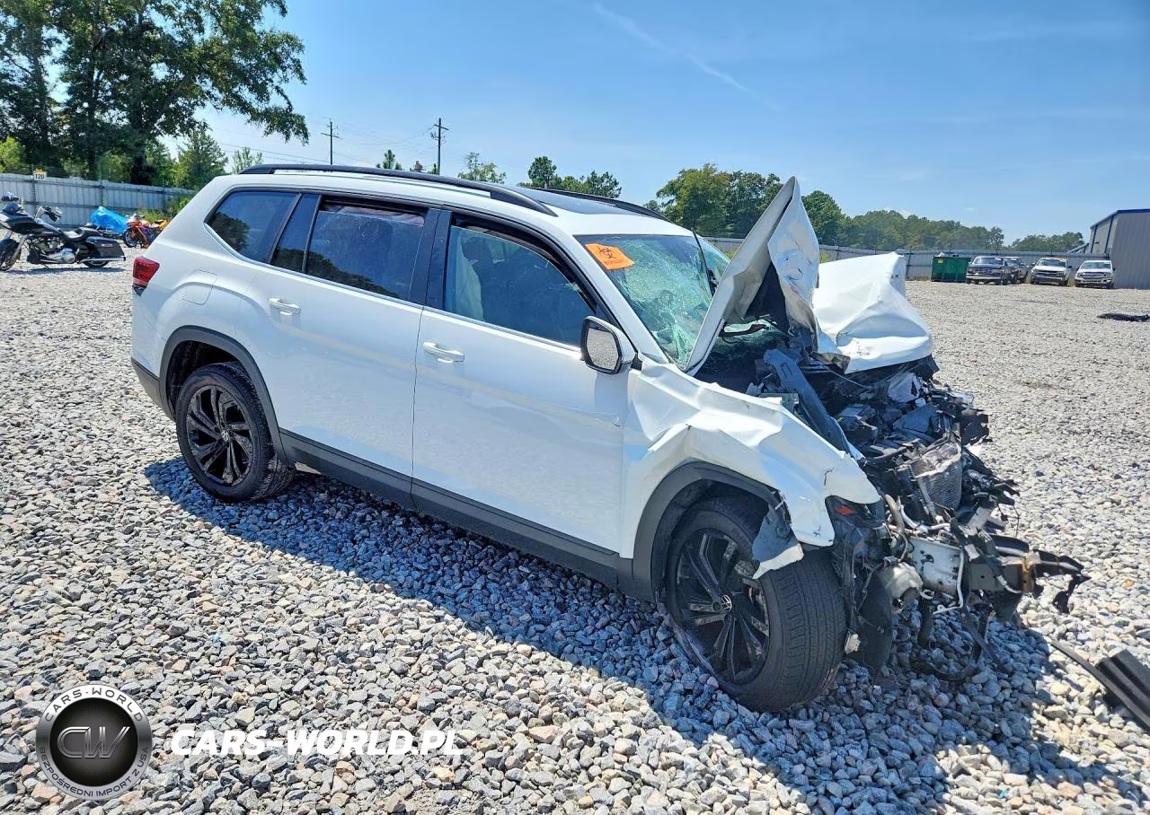 2022 Volkswagen Atlas Se VIN:1V2JR2CA5NC510052 - 4