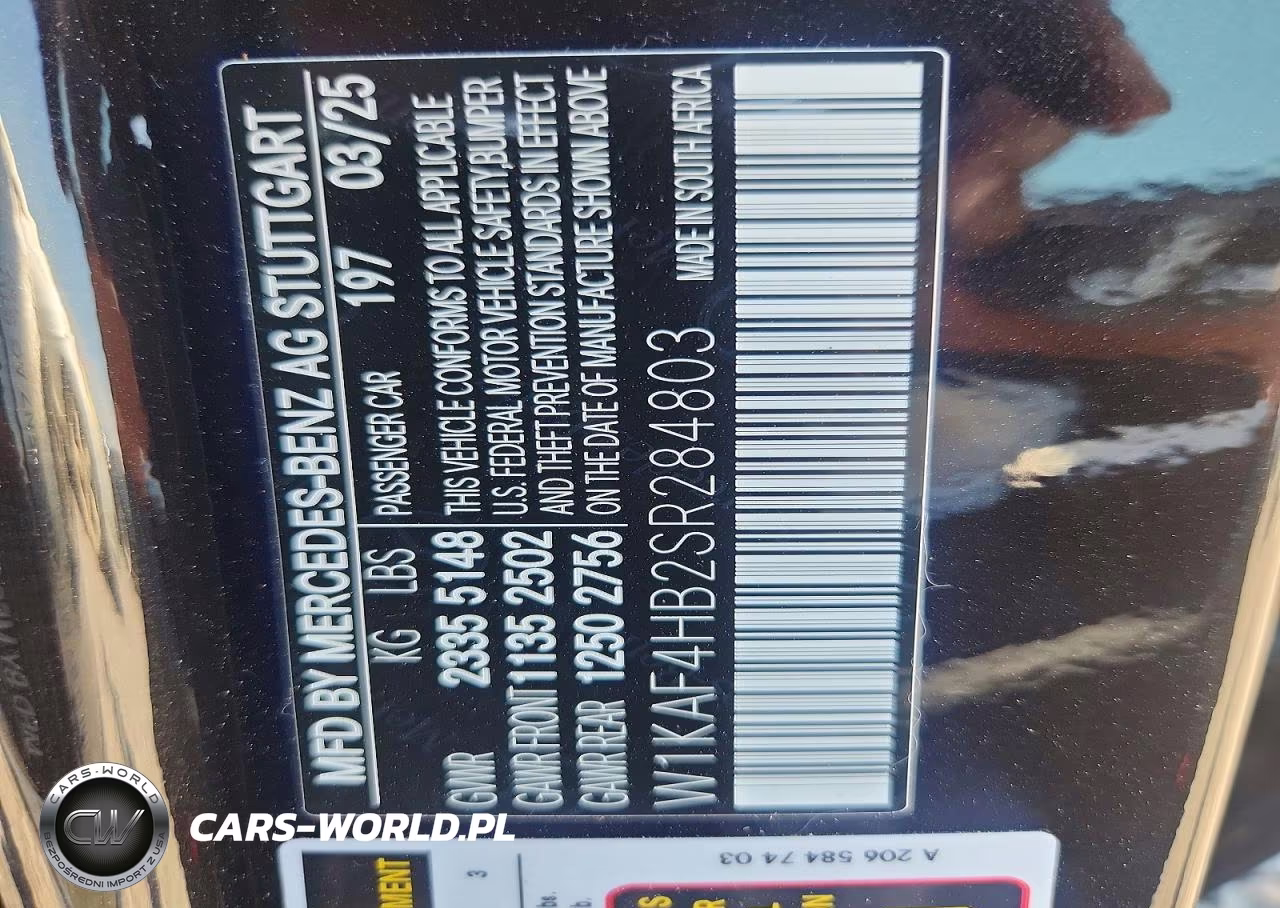 2025 Mercedes-Benz C 300 4Matic VIN:W1KAF4HB2SR284803 - 12