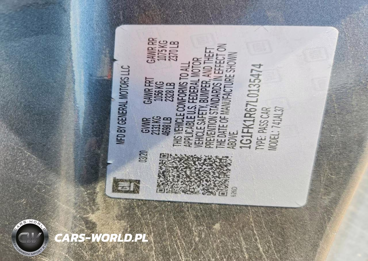 2020 Chevrolet Camaro Zl1 VIN:1G1FK1R67L0135474 - 13