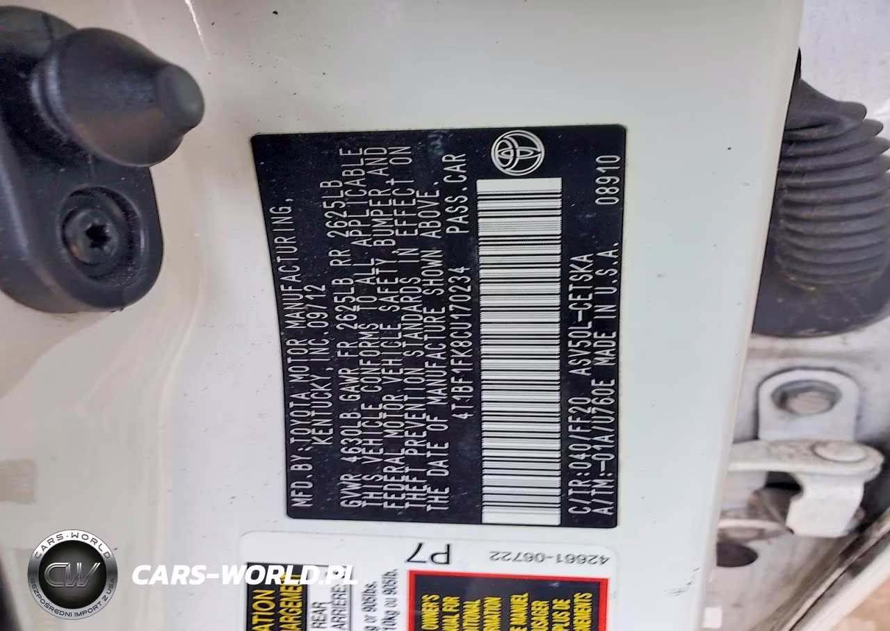 2012 Toyota Camry Se VIN:4T1BF1FK8CU170234 - 12