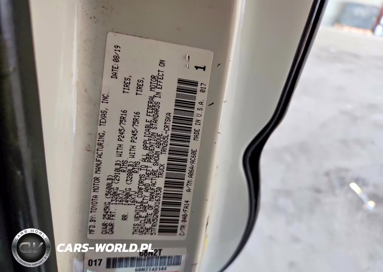 2019 Toyota Tacoma Sr VIN:5TFRX5GN8KX163930 - 13
