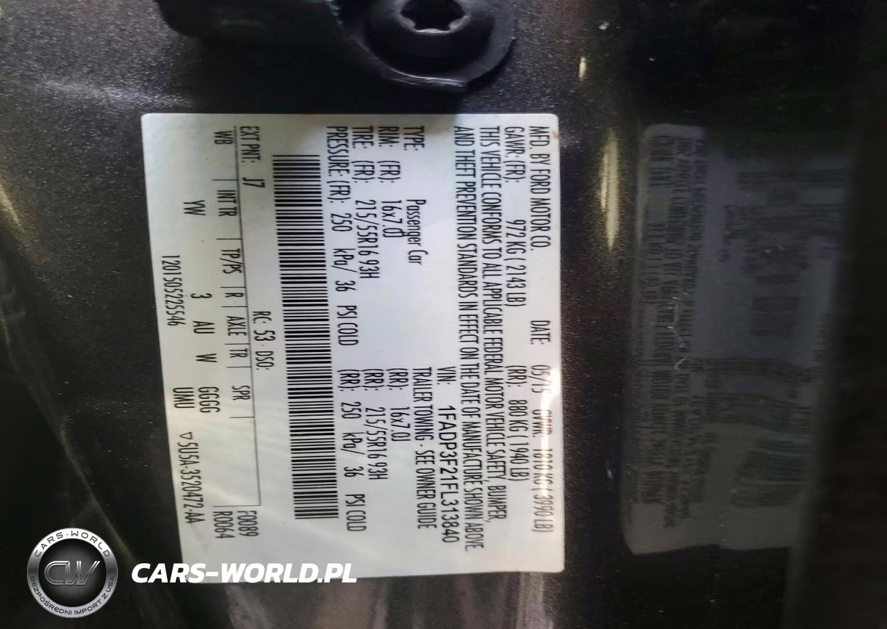 2015 Ford Focus Se VIN:1FADP3F21FL313840 - 13