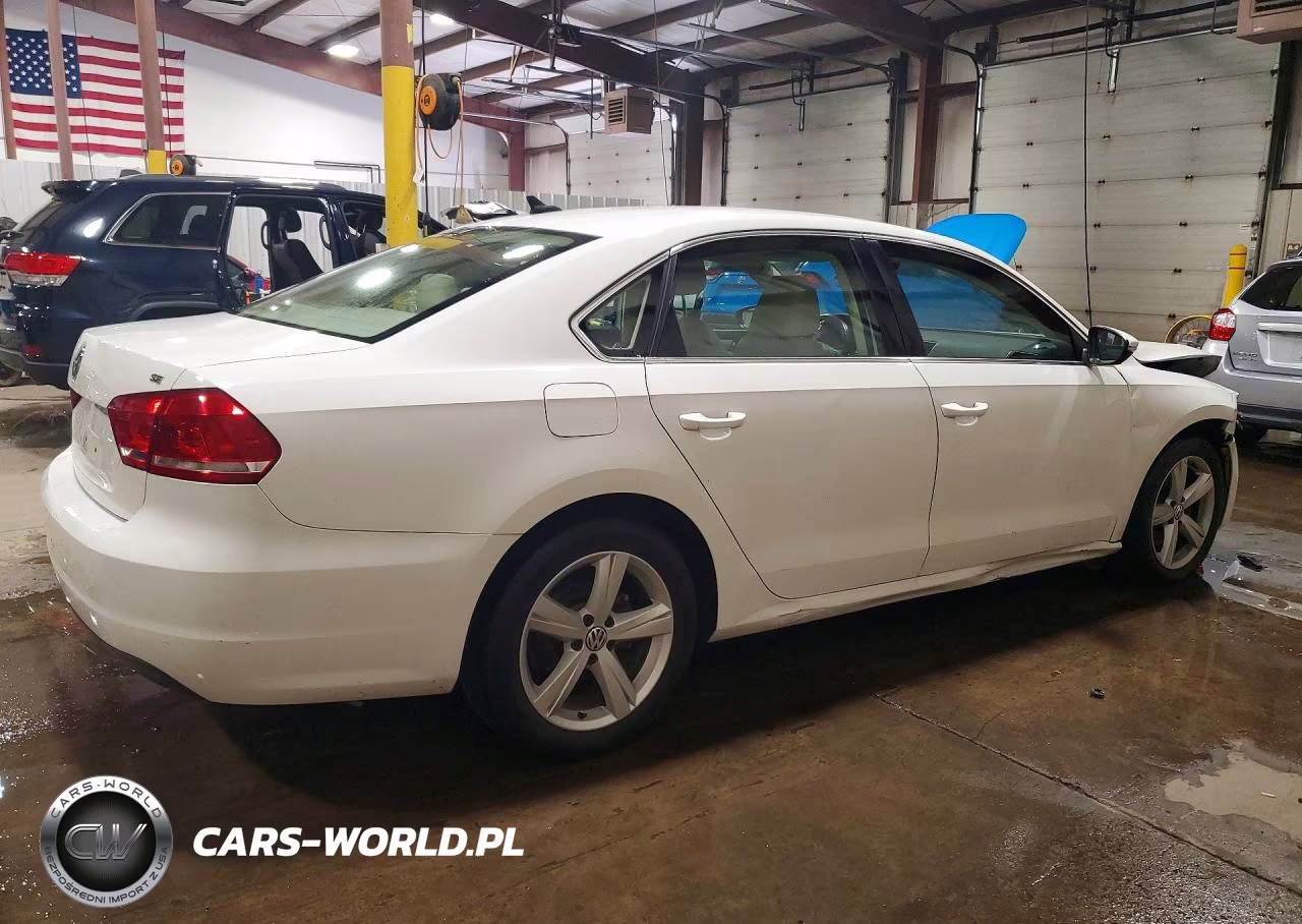 2012 Volkswagen Passat Se VIN:1VWBP7A32CC095215 - 3