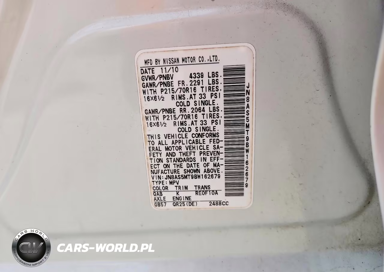 2011 Nissan Rogue S VIN:JN8AS5MT9BW162679 - 14