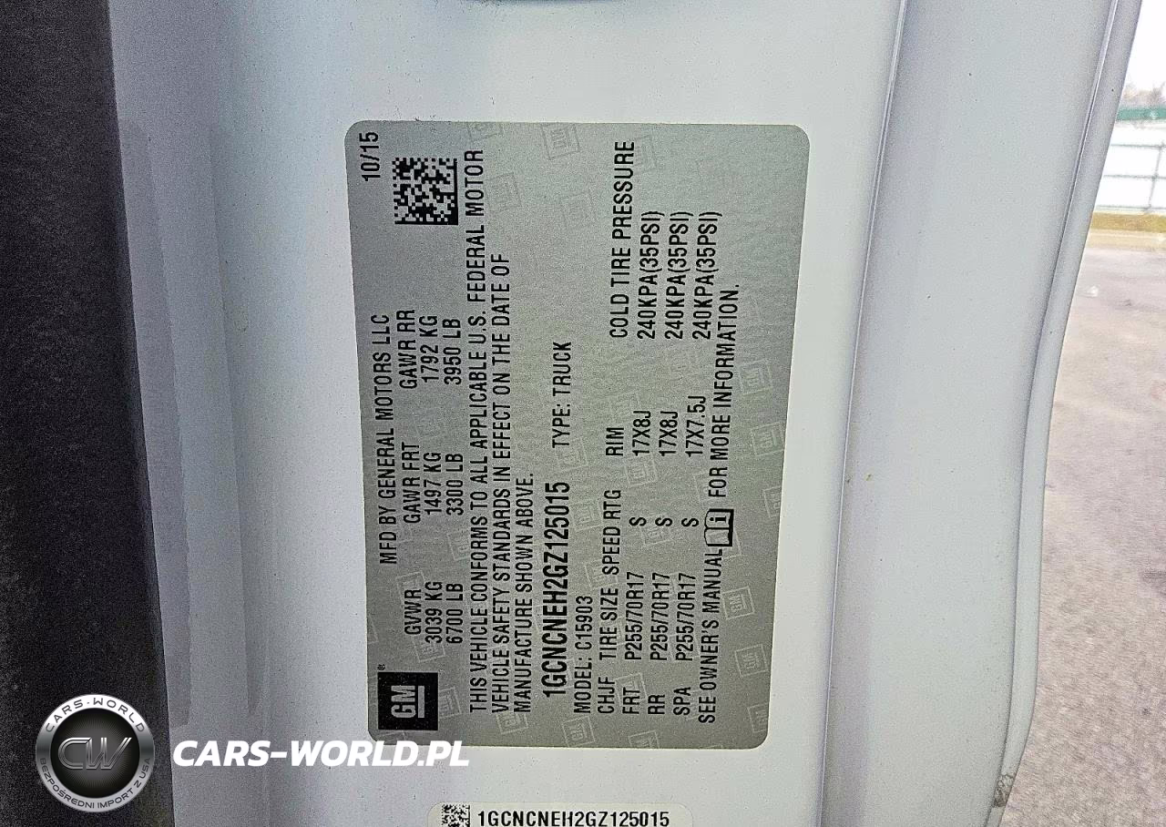 2016 Chevrolet Silverado C1500 VIN:1GCNCNEH2GZ125015 - 12