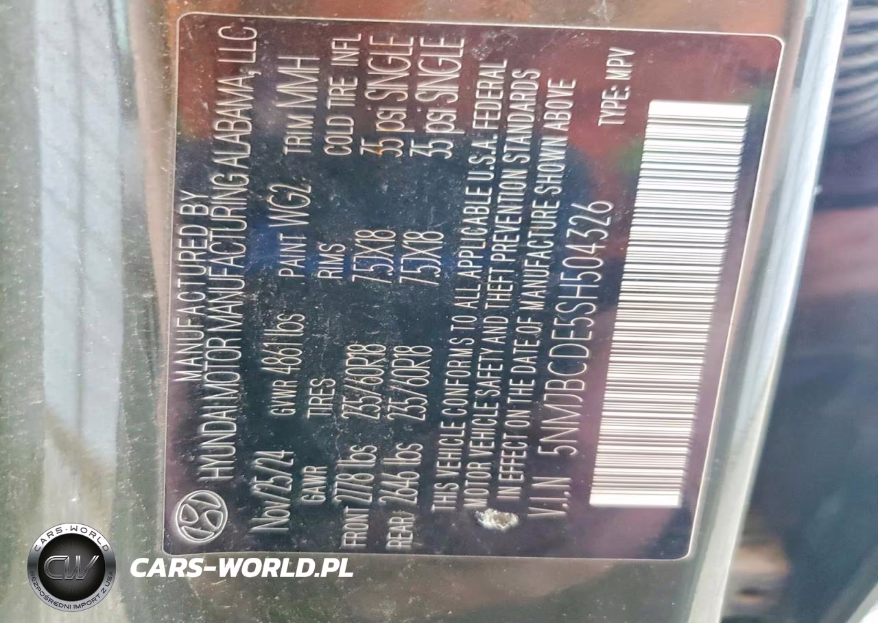 2025 Hyundai Tucson Sel VIN:5NMJBCDE5SH504326 - 14