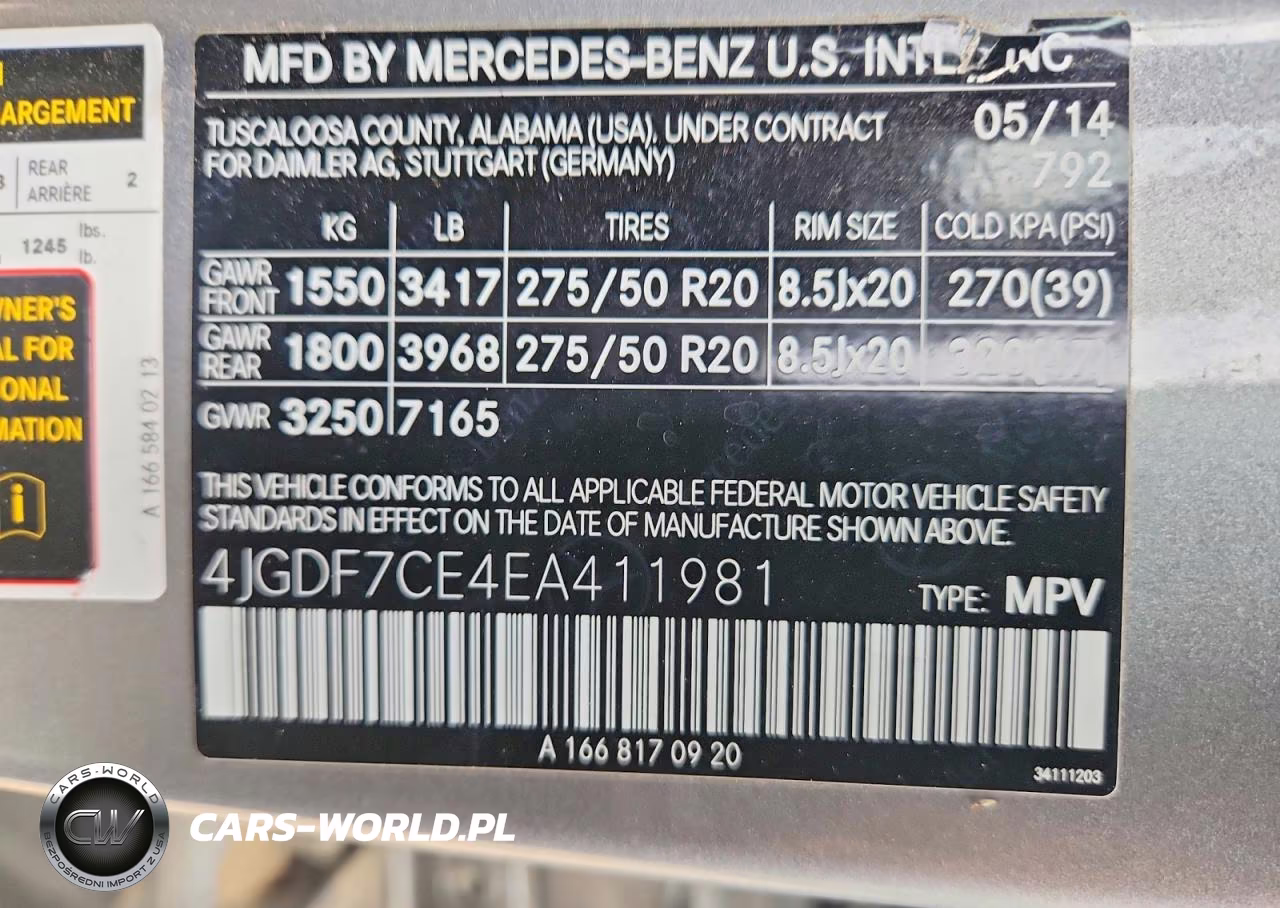 2014 Mercedes-Benz Gl 450 4Matic VIN:4JGDF7CE4EA411981 - 13