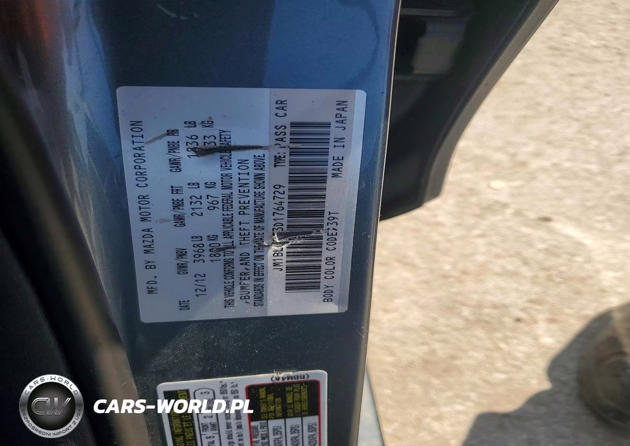 2013 Mazda 3 I VIN:JM1BL1TG3D1764729 - 12