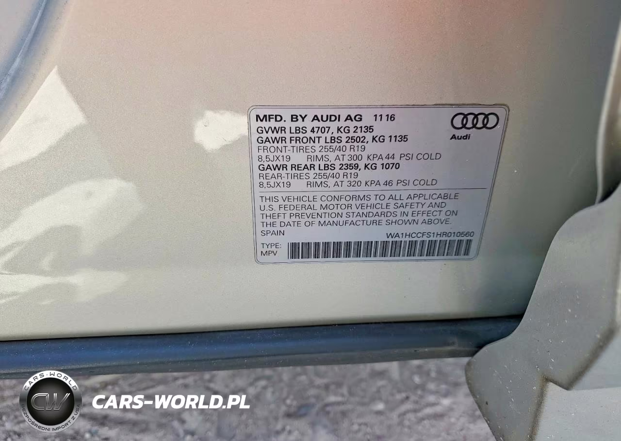 2017 Audi Q3 Premium Plus VIN:WA1HCCFS1HR010560 - 14