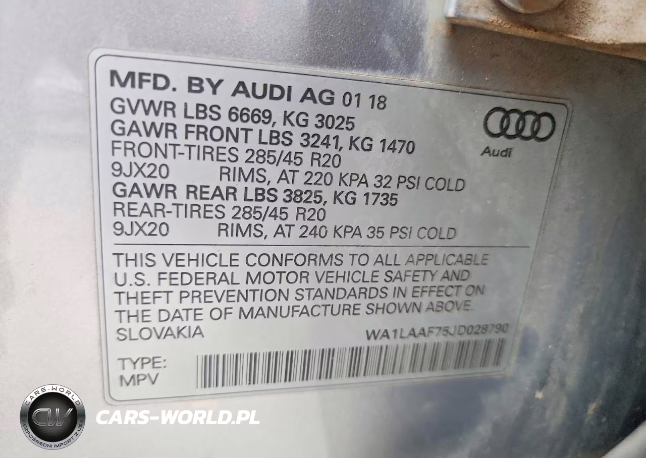 2018 Audi Q7 Premium Plus VIN:WA1LAAF75JD028790 - 14