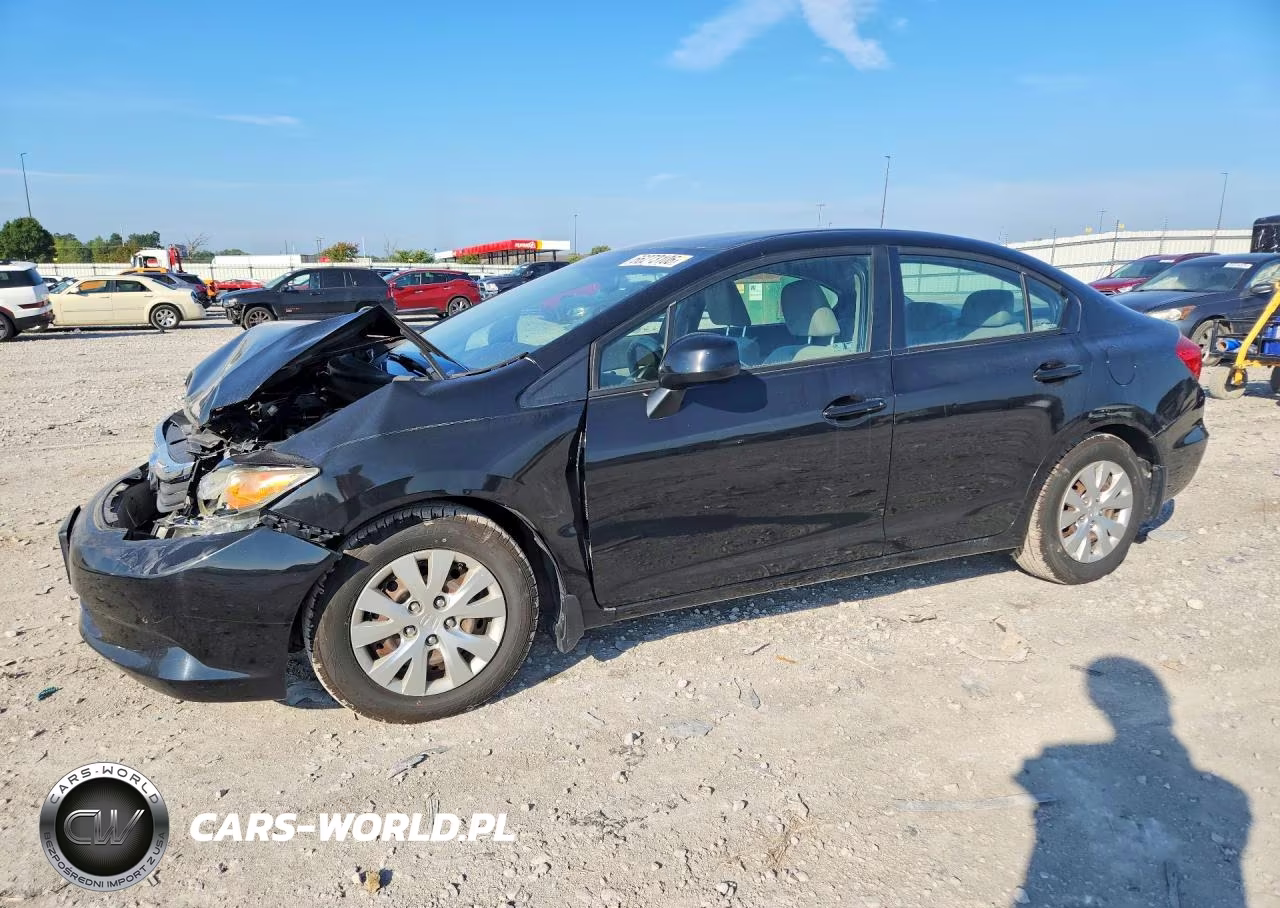 2012 Honda Civic Lx VIN:19XFB2F51CE088278 - 1