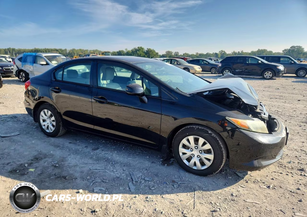 2012 Honda Civic Lx VIN:19XFB2F51CE088278 - 4
