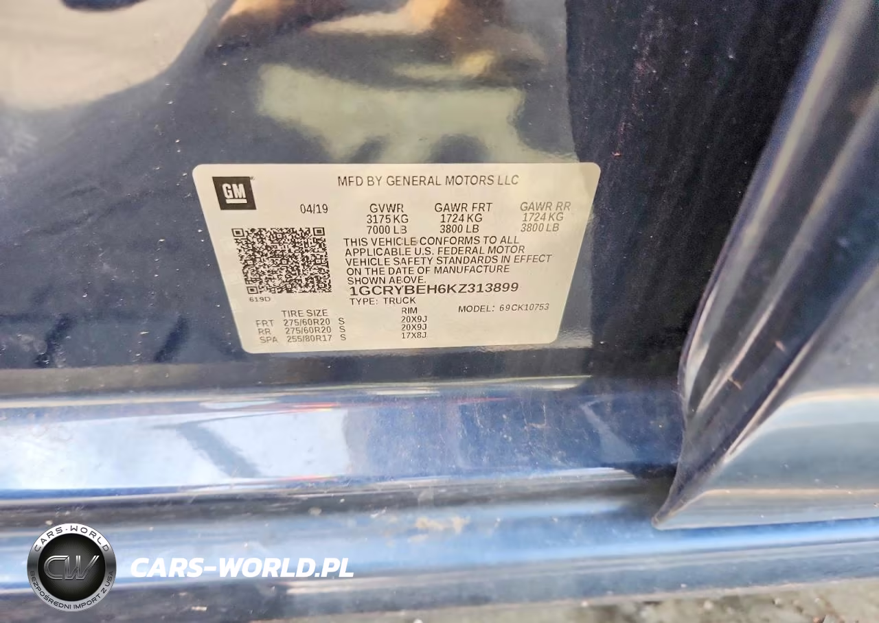 2019 Chevrolet Silverado K1500 Custom VIN:1GCRYBEH6KZ313899 - 12