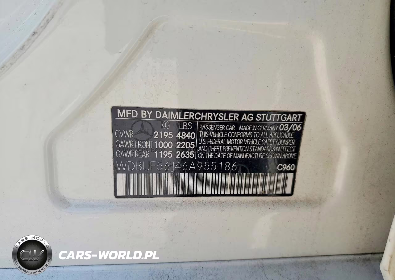 2006 Mercedes-Benz E 350 VIN:WDBUF56J46A955186 - 12