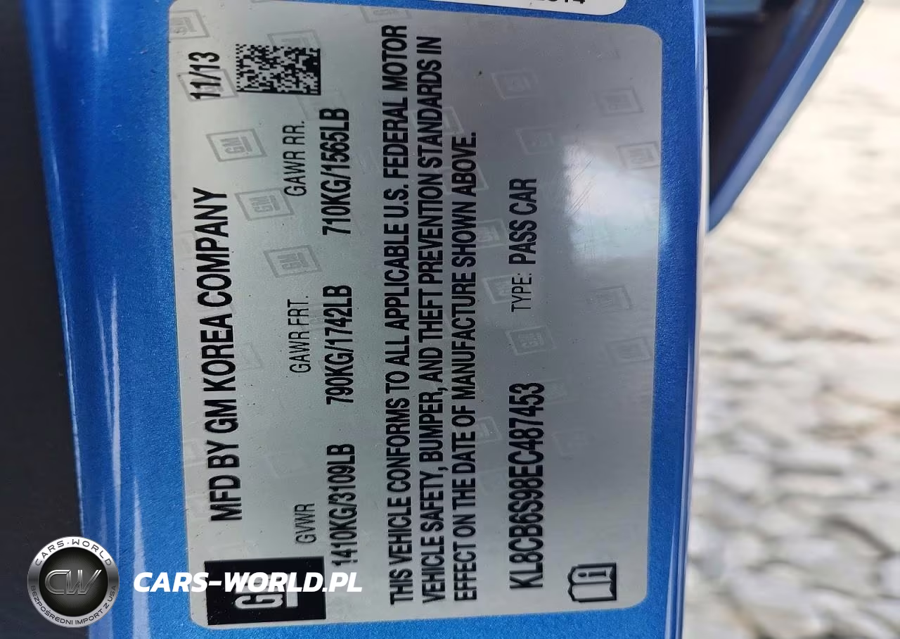 2014 Chevrolet Spark Ls VIN:KL8CB6S98EC487453 - 12